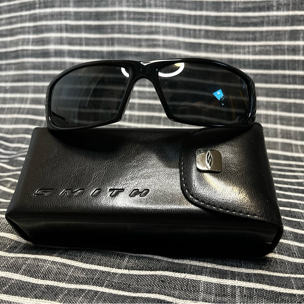 SMITH Glossy Black Sunglasses